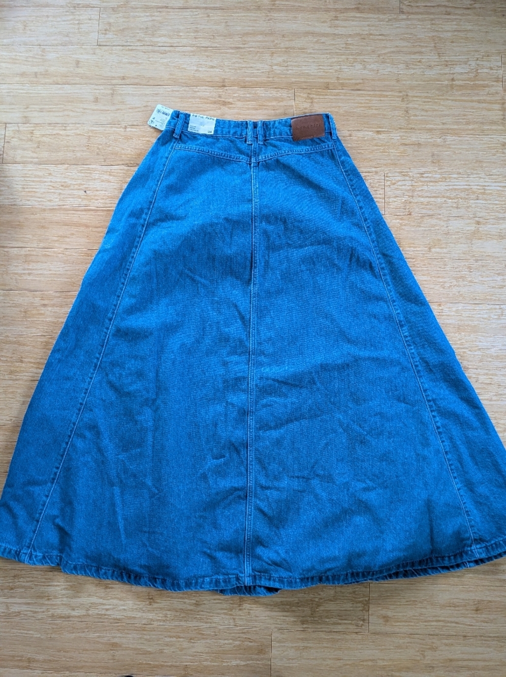 ✨ Nwt We The Free Sidney Denim Skirt Size 28 - Picture 2 of 8
